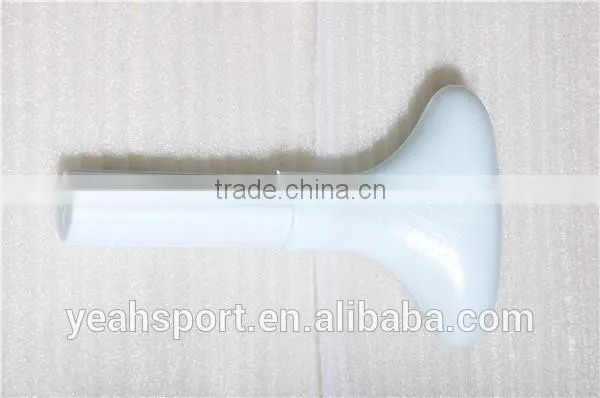 Plastic paddle handle for easy surfing