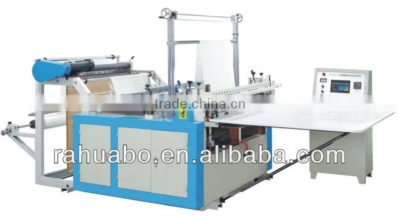 Auto bag making machine PLASTIC arc bag making machine
