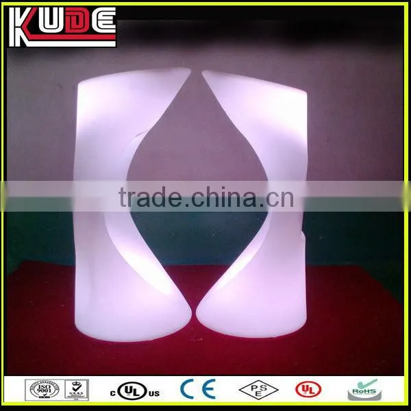 Remote control led illuminated bar stool/16 colors change led stools/led stool seat