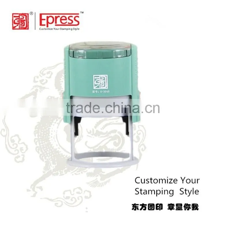 Hot Sell Custom Logo Oval 30*45mm Company Stamp / Rubber Ink Stamp Sample Free