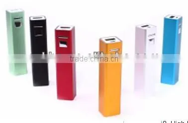 2600 Mah Portable Power Supply Square Power Bank