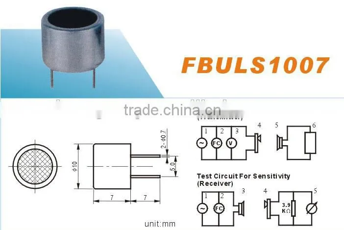 Distance measuring sensor DC 20 years experience transmitter 14 mm ultrasonic module 5V FBULS1210A