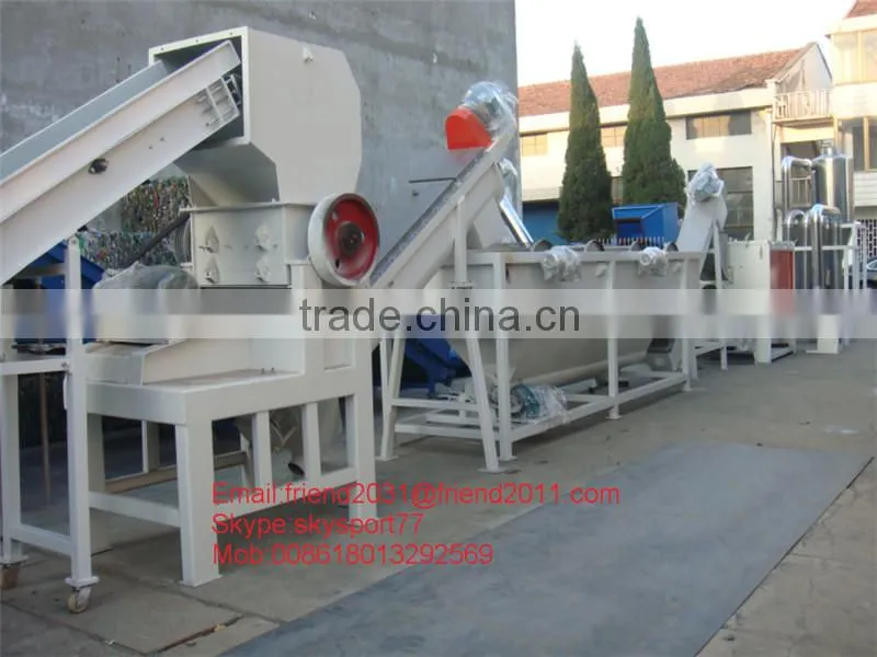 PP PE agricultural film washing line