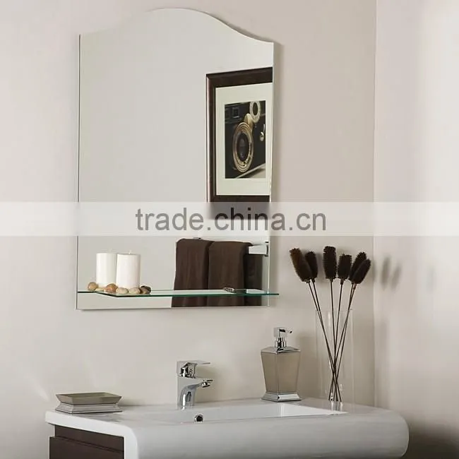 shandong factory price 2mm mirror glass pieces bath mirror type factory