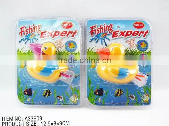 Two kinds of animals wind up swim turtle small plastic toy