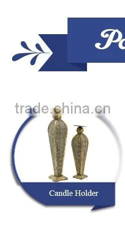 Vintage Peacock Wedding Decoration Candleabra