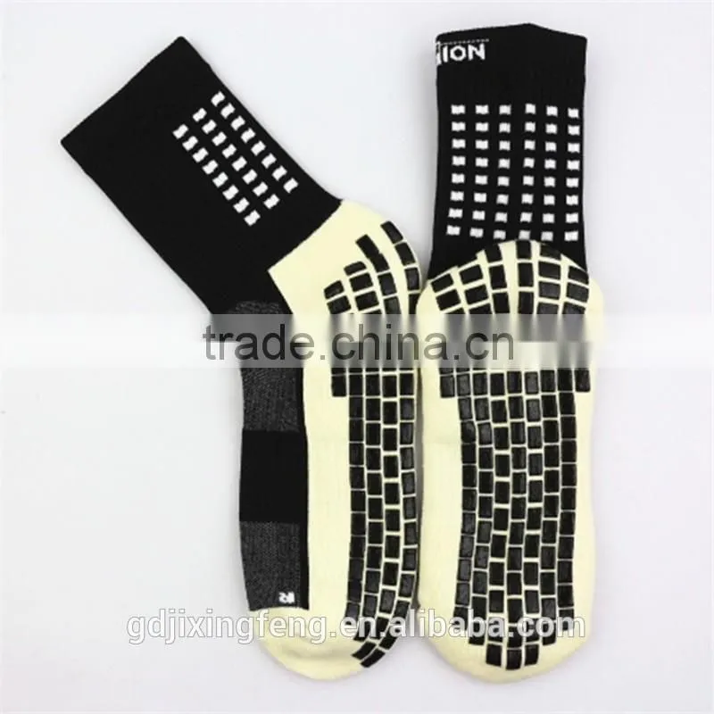 best selling men's cotton anti slip terry sport socks