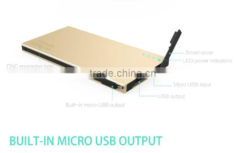 polymer ultra thin 5000mAh power bank for sumsung note7