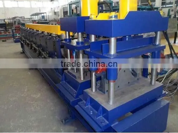 Metal Roof Ridge Cap Roll Forming Machine, Steel Step Roof Ridge Making Machine For Sale From China