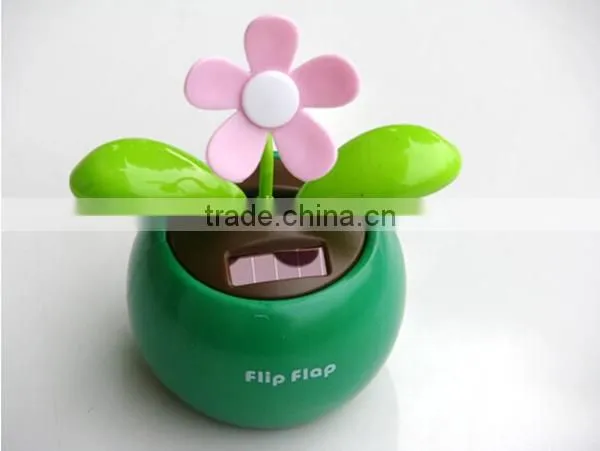 Swing Solar Flower Magic Cute Flip Flap /Solar Plant Car decoration