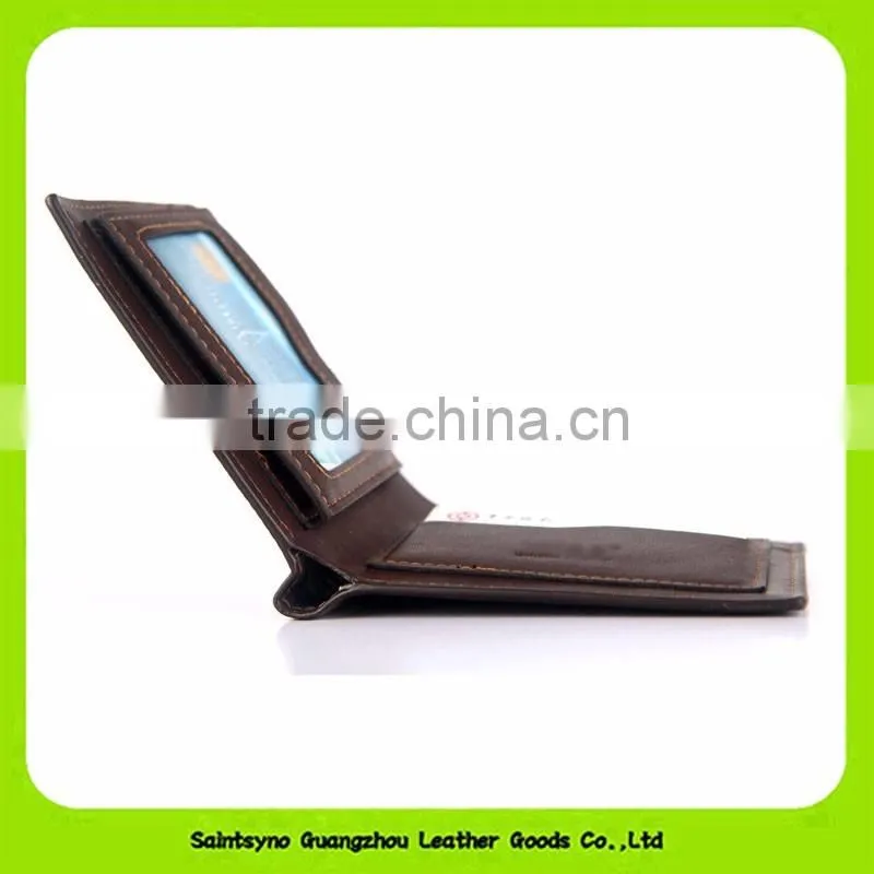 16921 2016 OEM customized genuine leather wallet