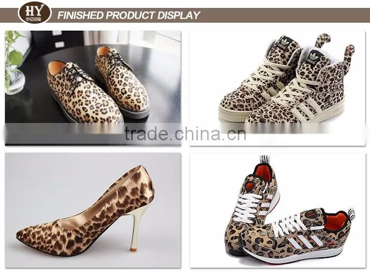 Animal Pattern Short Hair Velboa For Shoes Fabric