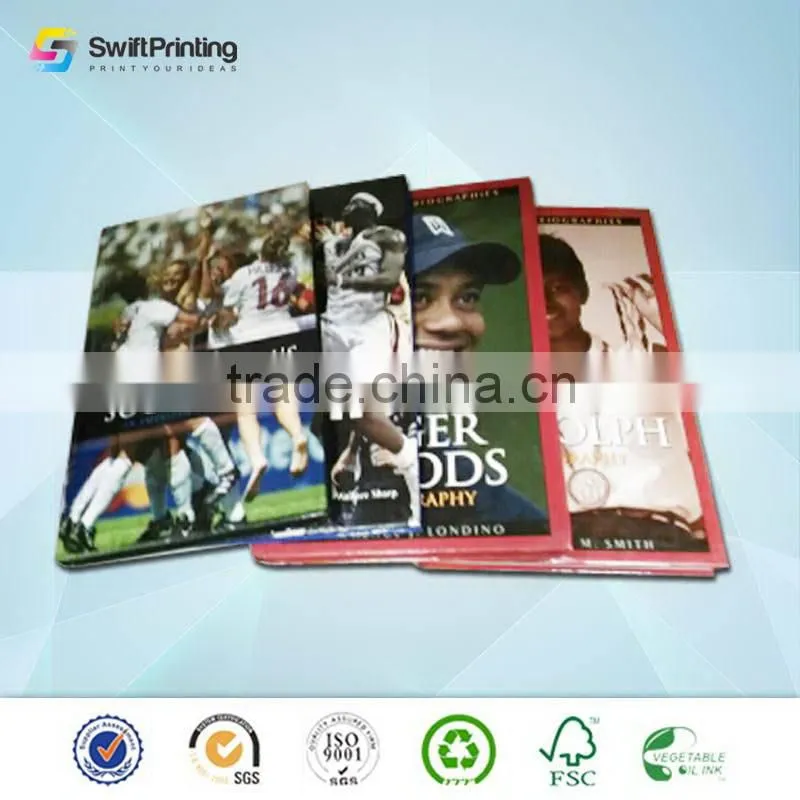 Factory top sell color custom hardcover book printing