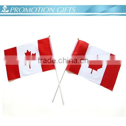 polyester hand waving flag
