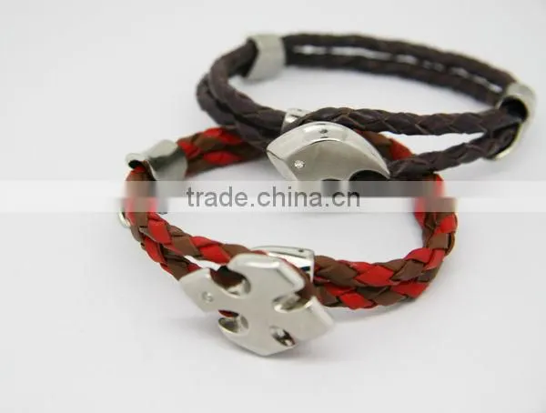 Fashion leather wristband for wholesale-ZB3340