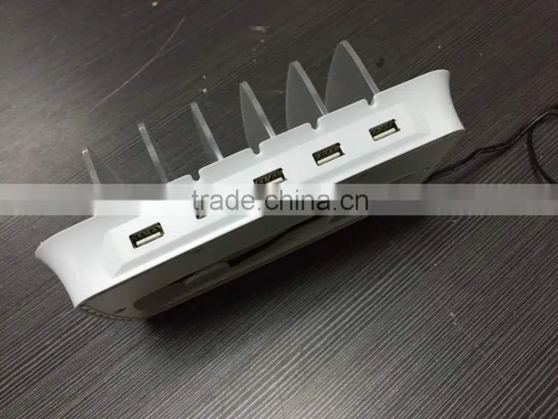 2015 the newest 5v/10A 5 output universal usb charger with smart IC