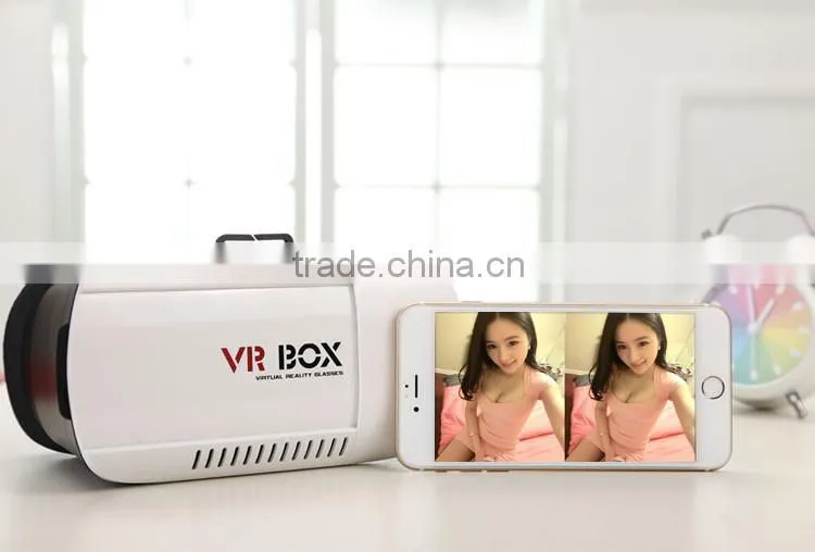 2016 top quality enchanced version vr glasses 3d vr headset 2nd generation for 4-6 inch smartphones
