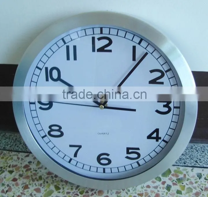 16 inch quartz analog metal wall clock