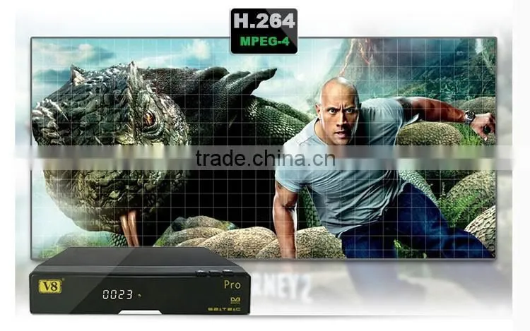 NEW! v8 PRO dvb-c/dvb-d2/dvb-t2 set top box with free IPTV,cccam,newcammd ,supprot free porn video for italy Uk market