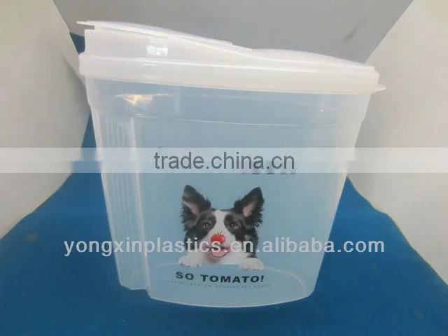 4.5L plastic food storage for cat