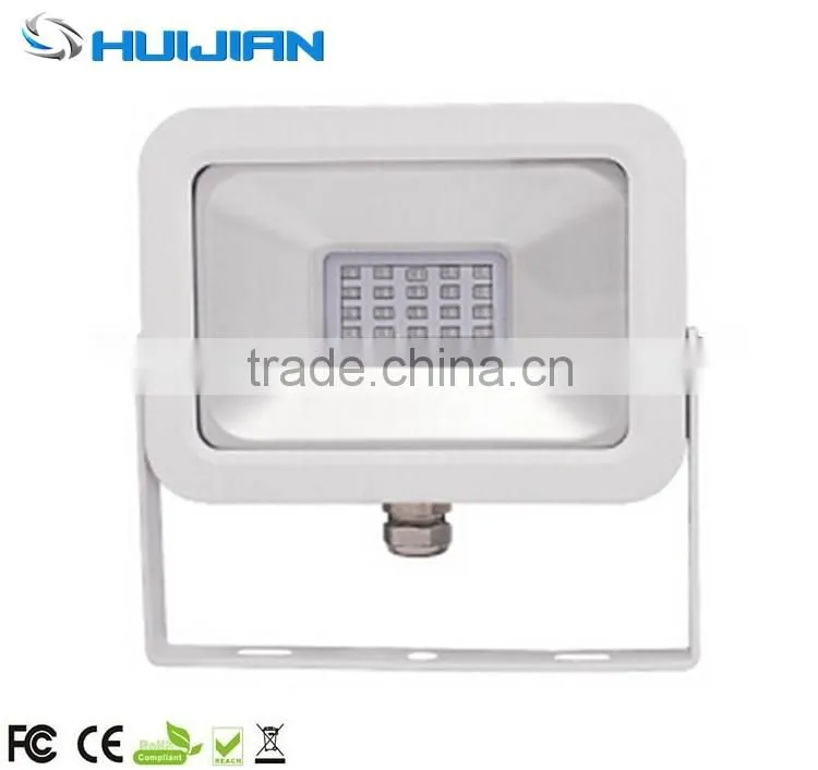 White housing ultrathin 10W outdoor led flood light 3years warranty
