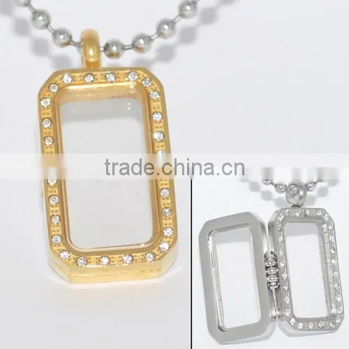 floating locket pendant