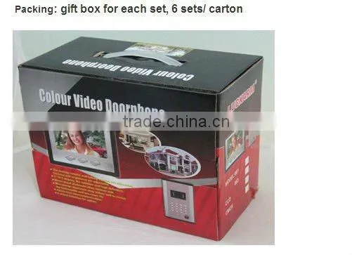 2013 hot selling video doorbell