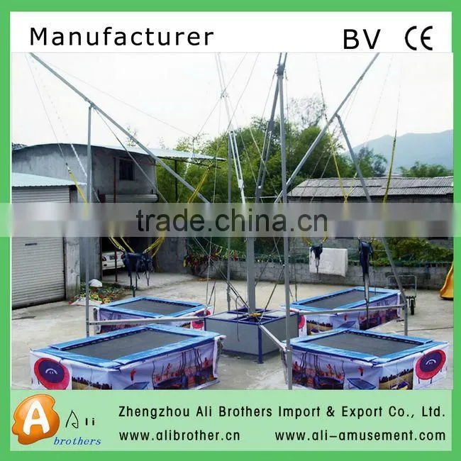 2013 hot sale CE Bungee Trampoline,bungee jumping