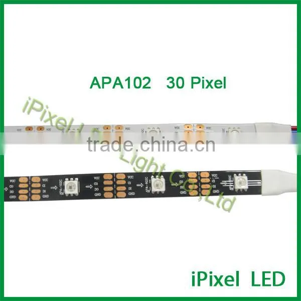apa102 30pixels /m addressable led strifen - white/black pcb alternatives