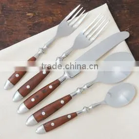 Spoons/Bulk Steel And Wood Spoons/Spoon And Forks For Home Stores/