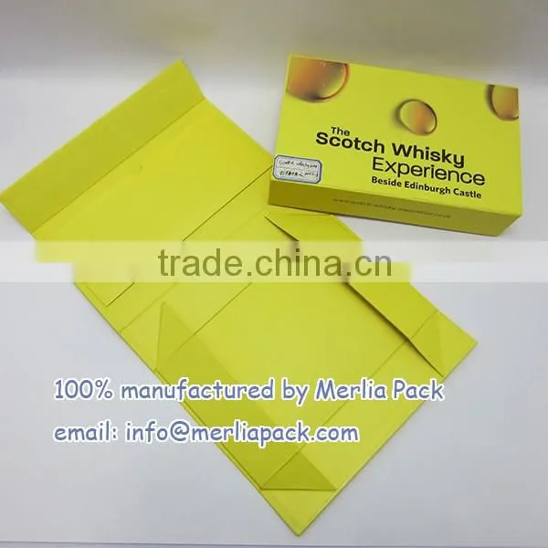 limited collections whisky box VIP voucher card cardboard collapsible box