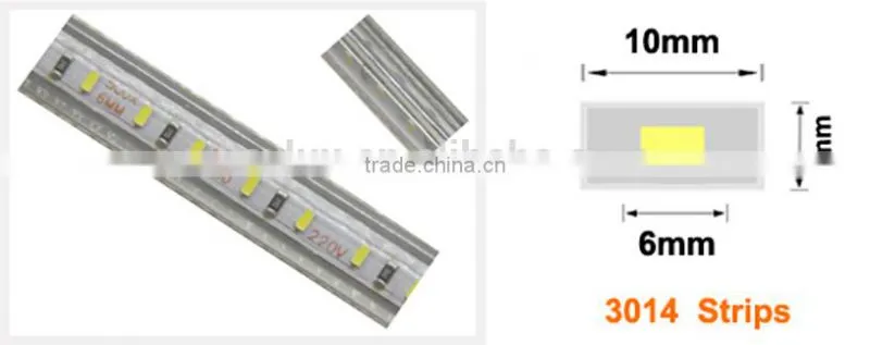 Outdoor 220 Voltage SMD 3014 100m Warm White Strip Light Led