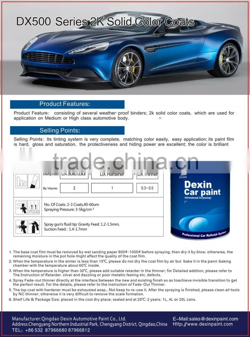 Chinese facory OEM paint