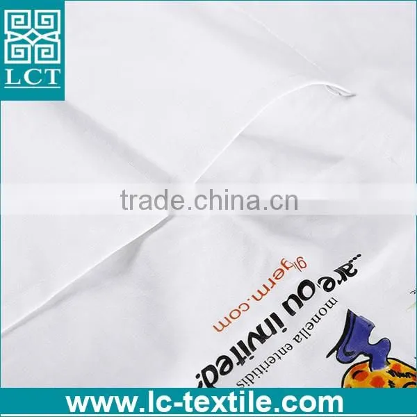 eco friendly 100% cotton plain fabric white child apron for kitchen
