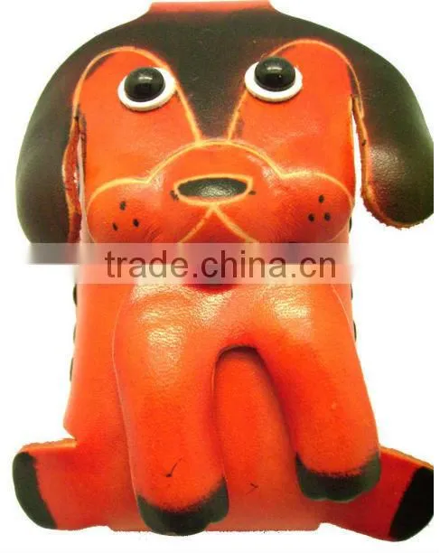 wholesales animal shaped genuine leather coin purse/ wallet handmade leather coin purse customized leather coin purse