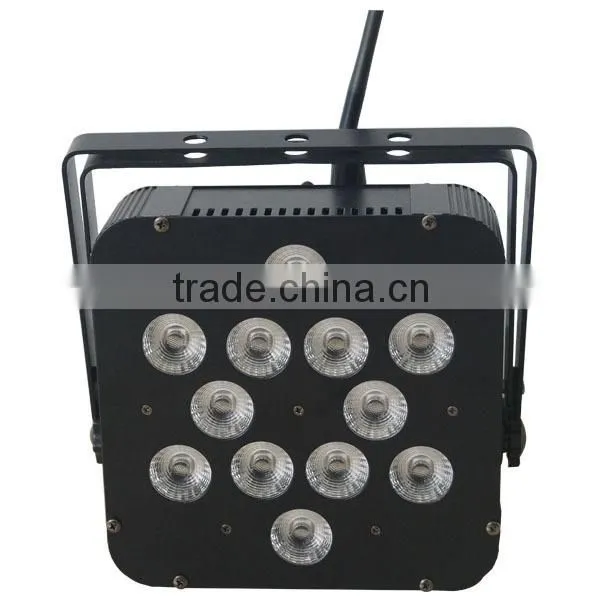 mini par light 12*12w rgbw led battery club light