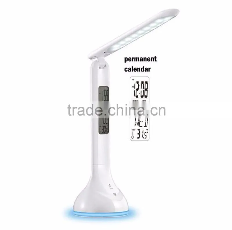 Table Lamp,Calendar Reading Lamp,Eye-caring LED Desk Lamp(3W, Dimmable, Touch Control,Rechargeable,Portable,)