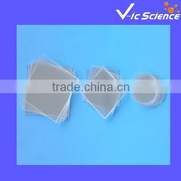 School science lab equipment microscope slides and cover glass slides