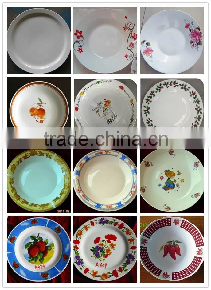 7.5inch fruit plate for kids , children dinner plate 7.5inch , porcelain plate with lovely design for kids