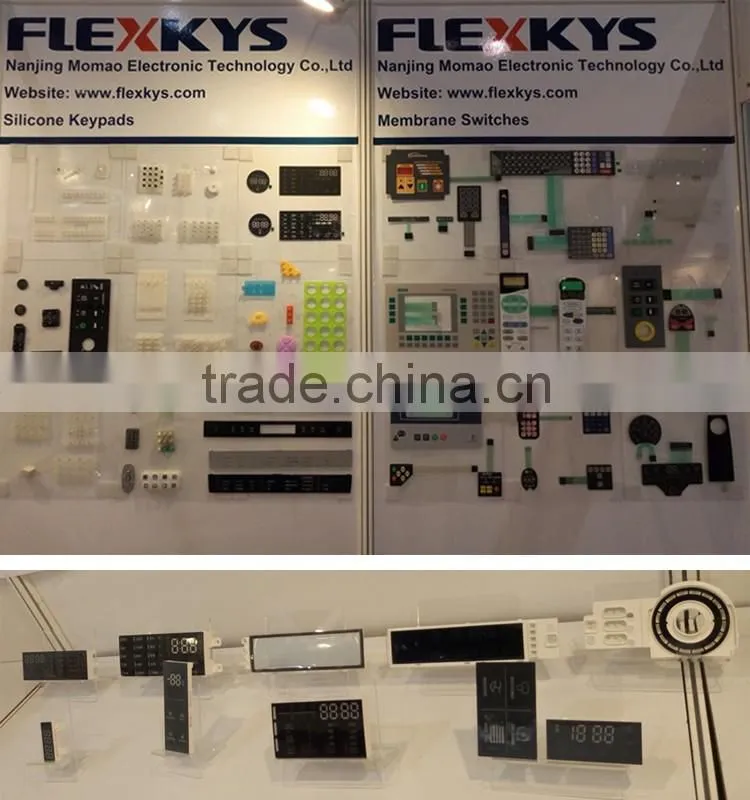Foil-covered aluminum front plate PCB membrane switches