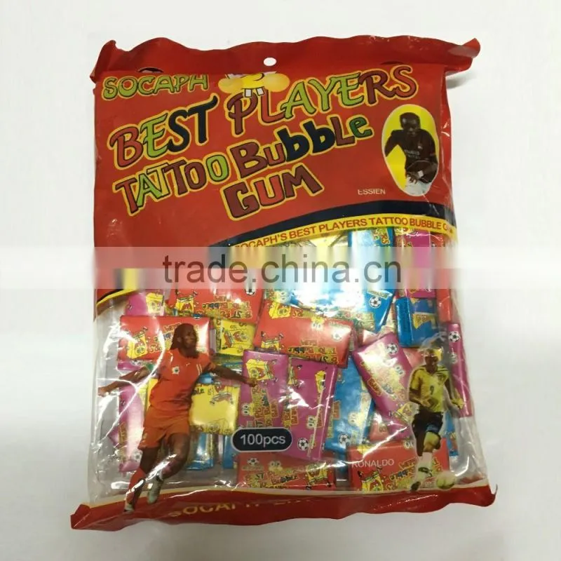 Gourmet Food Fruit Chewing Gum, Center Filled Bubble Gum with Jam