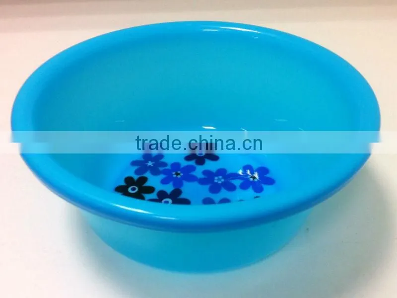 round plastic basin,plastic bowl