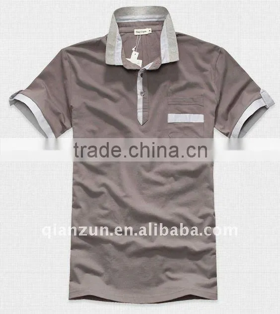 fashion design wholesale men's polo shirt