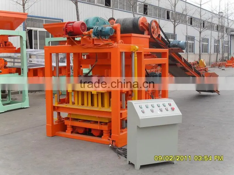 QTJ4-26C Concrete Block Machine engineers overseas services