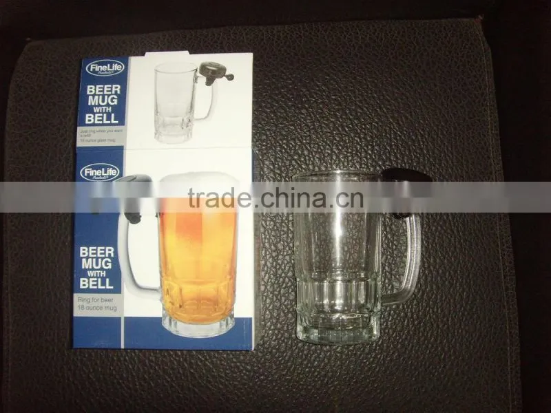 500ml customized beer mug with gift box
