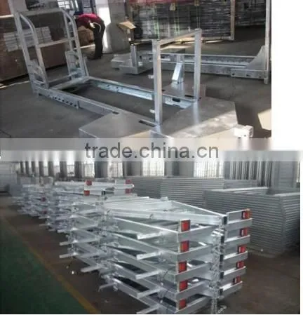 Single / double toilet trailer with galvanized hot dip