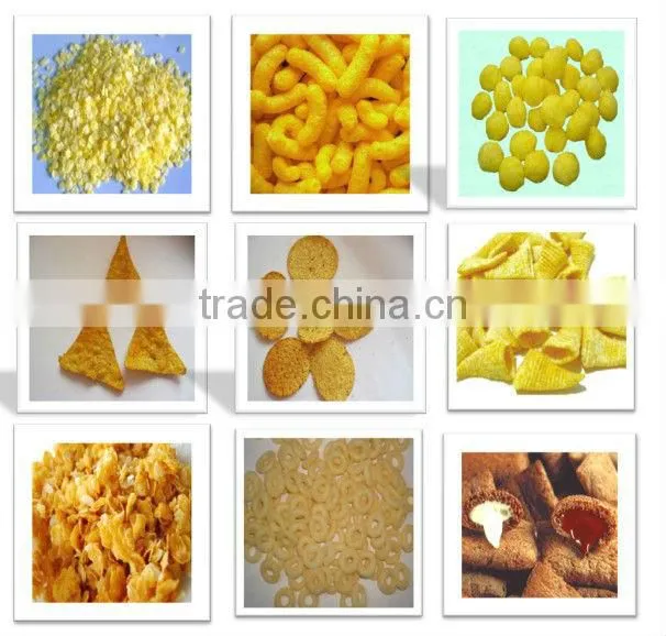 production line of corn flakes