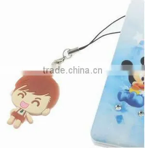 hot sale beloved mobile phone key chain