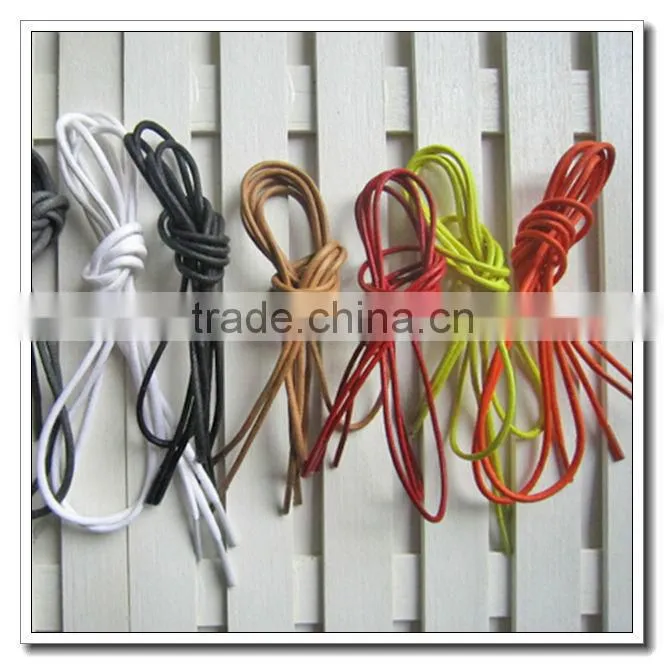Ecofriendly sublimation logo printed tubular shoelace