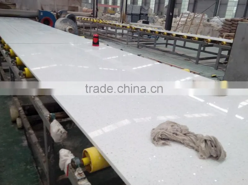 New Series Quartz Slab used for kitchen bathroom
